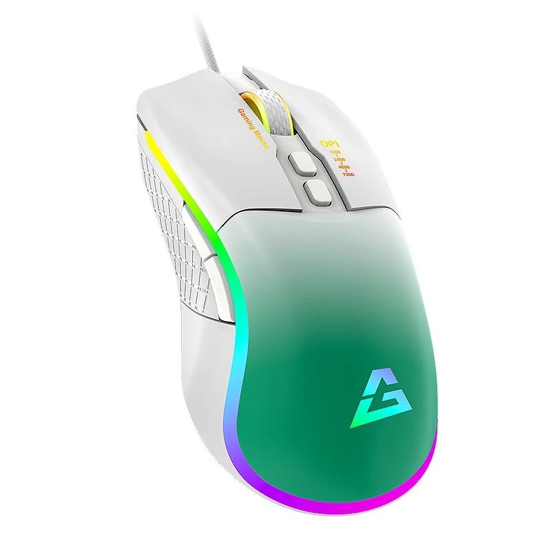 Y&D Wired Gaming Mouse USB 7200 DPI High Precision LED Backlit Programmable PC Mouse - Image 5