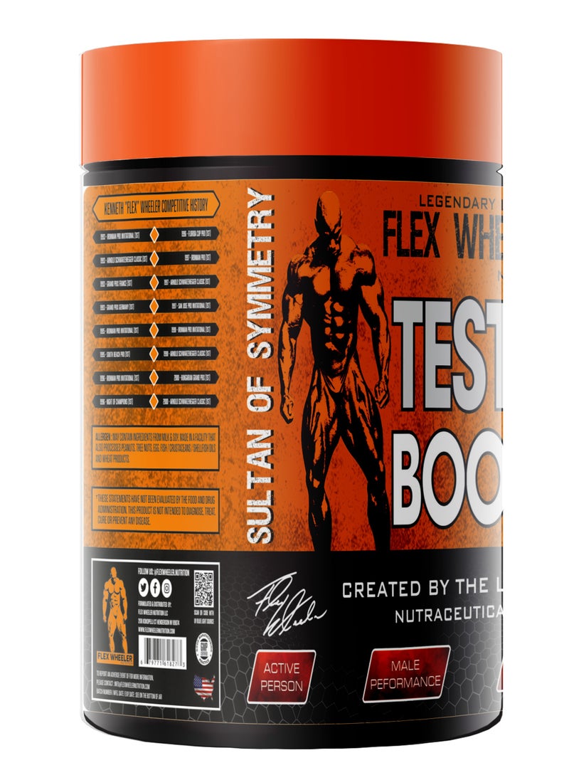 Flex Wheeler Nutrition - Flex Wheeler Nutrition Testo Boost - Natural Testosterone Support for Strength & Vitality (90 Capsules) - Image 1