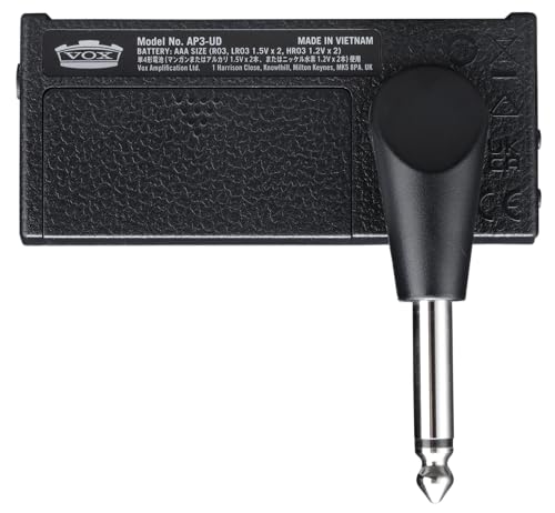 Vox amPlug 3 UK Drive Headphone Guitar Amplifier w/ 2 Channels, Stereo Effects, Built-in Rhythms, and Aux in Jack - Image 3