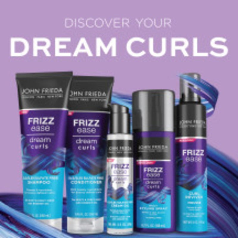 John Frieda Frizz Ease Dream Curls Conditioner, Hydrates and Defines Curly, Wavy Hair, Helps Control Frizz, SLS/SLES Sulfate Free, Enhances Natural Curls, 8.45 Fluid Ounces - Image 4