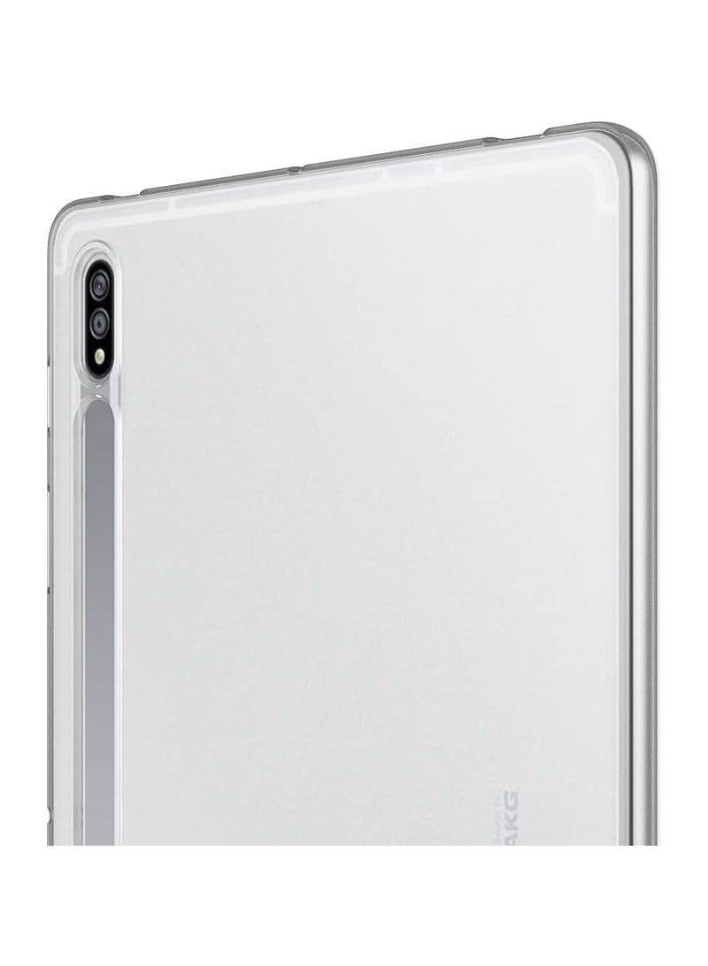 Galaxy Tab S8&S7 Clear Case 11-Inch, Puxicu Slim Design Flexible Soft TPU Protective Cover for Samsung Galaxy Tab S8/S7 11" (Model:SM-X700/X706/T870/T875/T878), Transparent  - Image 2