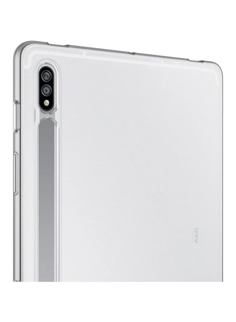 Galaxy Tab S8&S7 Clear Case 11-Inch, Puxicu Slim Design Flexible Soft TPU Protective Cover for Samsung Galaxy Tab S8/S7 11" (Model:SM-X700/X706/T870/T875/T878), Transparent  - Image 3