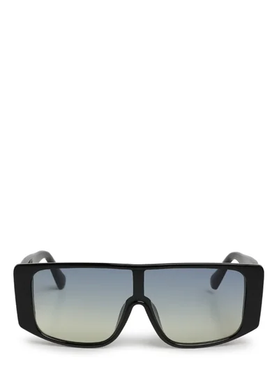 London Rag Cushion Textured Oversized Sunglasses in Black