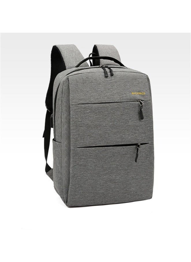 Generic 3-Piece Nylon Waterproof Backpack With Usb Charging Port Large Capacity Travel Commuter Backpack 15.6-Inch Laptop Bag With Shoulder Messenger Bag And Pencil Case  - Image 3