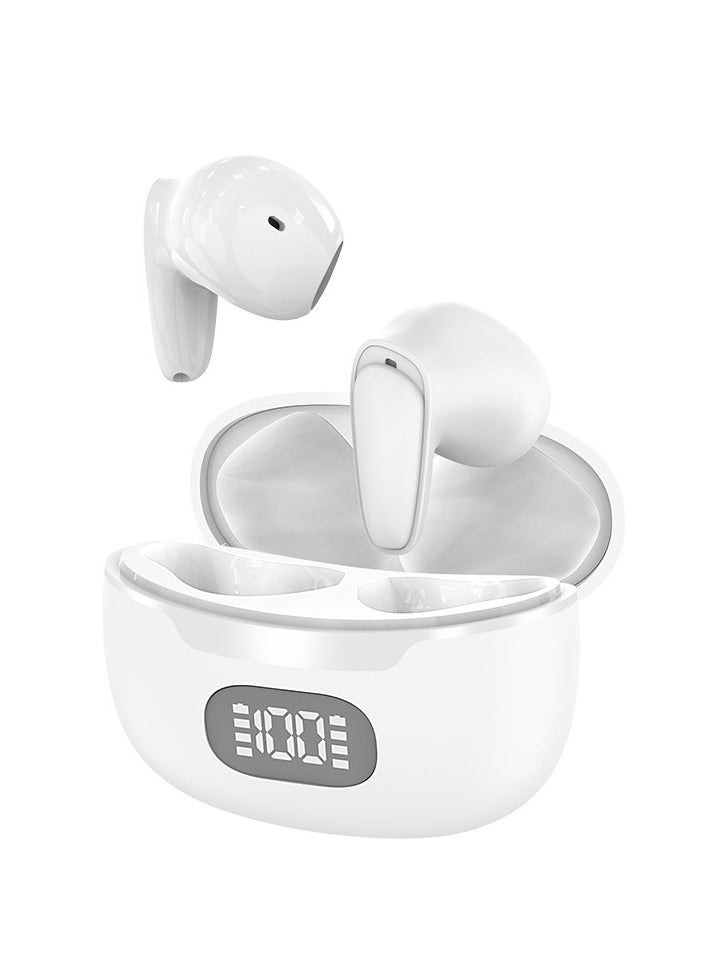 Generic Language Translation Earbuds - Translation Earbuds Real Time, 144 Languages Translation -include Arabic, Two-Way Translator Device with APP for iOS for Android, Simultaneous Translation Bluetooth 5.3 White  - Image 1