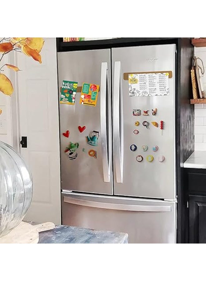 لوحة فلين ذات دبابيس لل - لوحة إعلانات ذاتية اللصق للمكاتب وغرف النوم، مع 35 دبوسًا ل الملاحظات والصور والجداول - Image 5