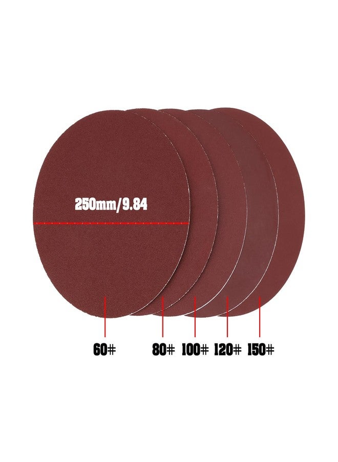 كريت آيديا إنشاء فكرة 5 قطع أقراص صنفرة ذاتية اللصق 250 مم متوافقة مع منشار الطاولة Proxxon TSG 250/E، حبيبات 60/80/100/120/150 - Image 4