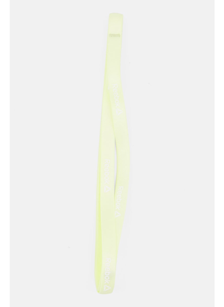 Reebok Women 1 Piece Brand Logo Headband, Green  - Image 2
