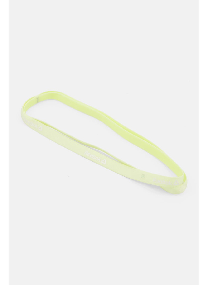 Reebok Women 1 Piece Brand Logo Headband, Green  - Image 3