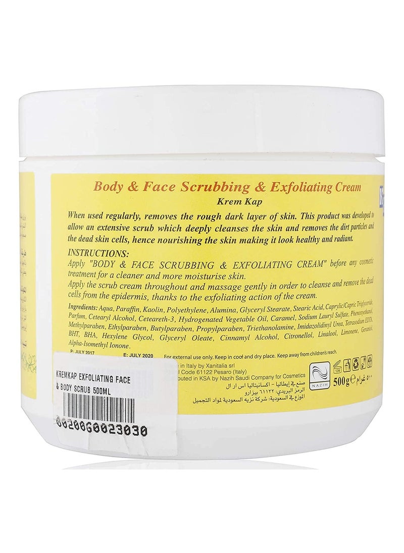 KREM KAP Body And Face Scrubbing And Exfoliating Cream 500gram
