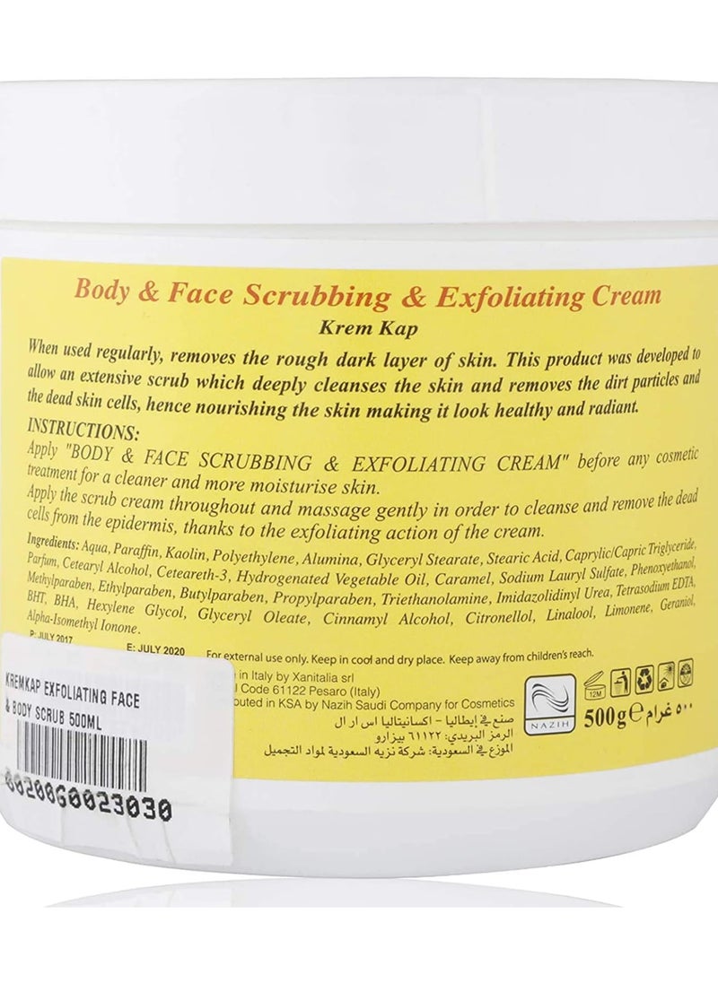 KREM KAP Body And Face Scrubbing And Exfoliating Cream 500gram