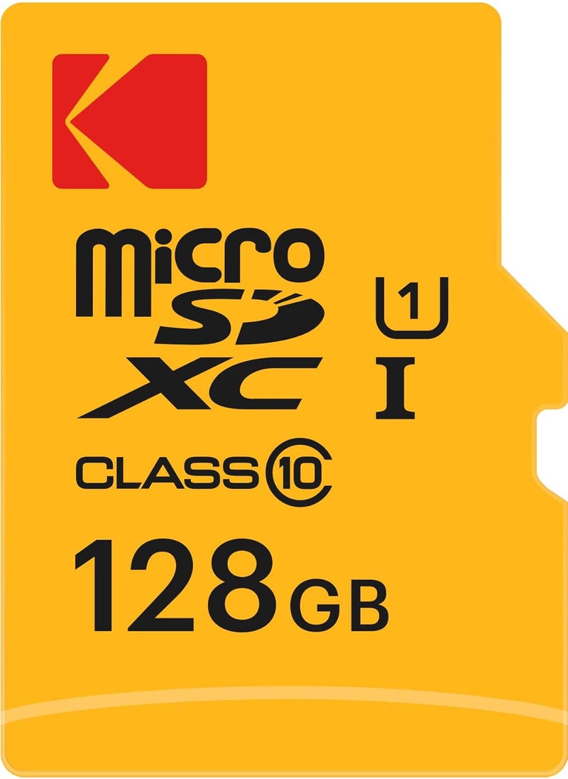 Kodak KODAK 128GB Class 10 UHSI U1 MicroSDXC Card with Adapter 10x Write Speed  - Image 2