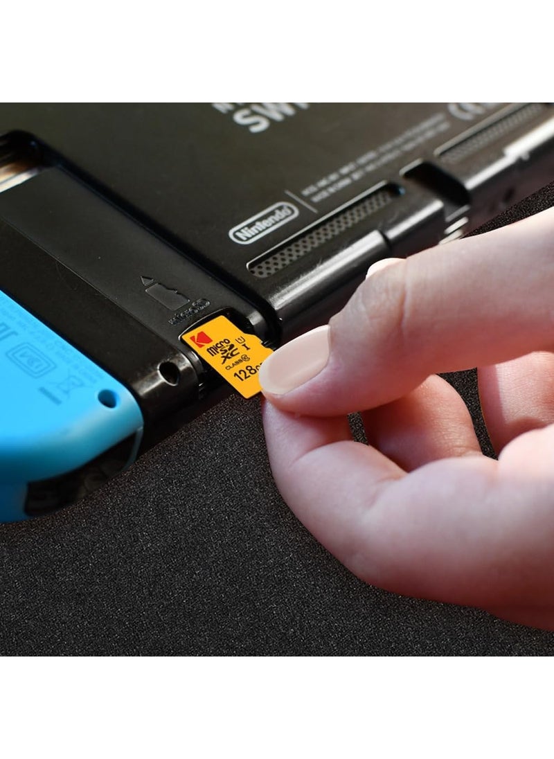 Kodak KODAK 128GB Class 10 UHSI U1 MicroSDXC Card with Adapter 10x Write Speed  - Image 3