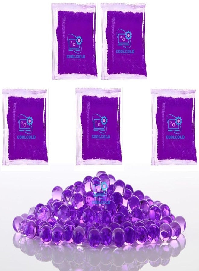 COOLCOLD Gel Blaster Refill Ammo – Approx 50,000 Rounds of 7-8mm Non-Toxic Water Beads for Gel Guns – Safe for Adults 15+ – Transparent Purple Gel Bullets – Also Ideal as Home Decor Vase - Image 1