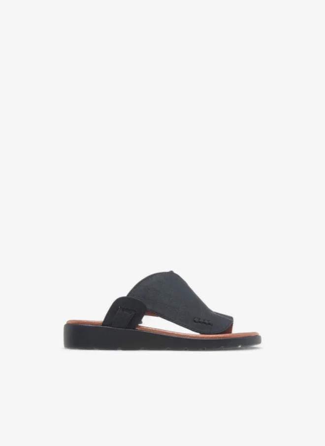 LBL by Shoexpress Textured Slip-On Arabic Sandals with Toe Loop Detail Ramadan Collection
