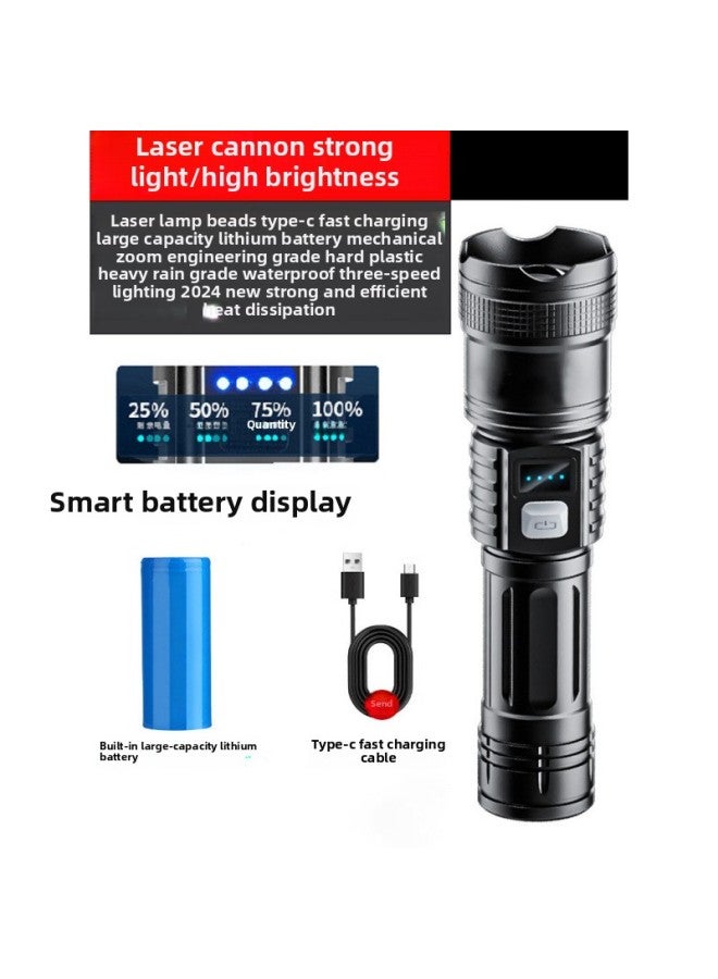 Strong Flashlight Charging Long Endurance Durable Household Outdoor Spotlight Portable Super Bright Xenon Lighting Electric Wholesale 