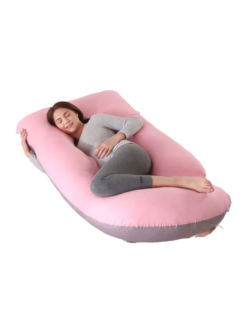 Crystal Velvet Maternity Pillow Maternity Belly Support Pillow Core Side Sleeping Pillow Waist Support Pillow - Image 1