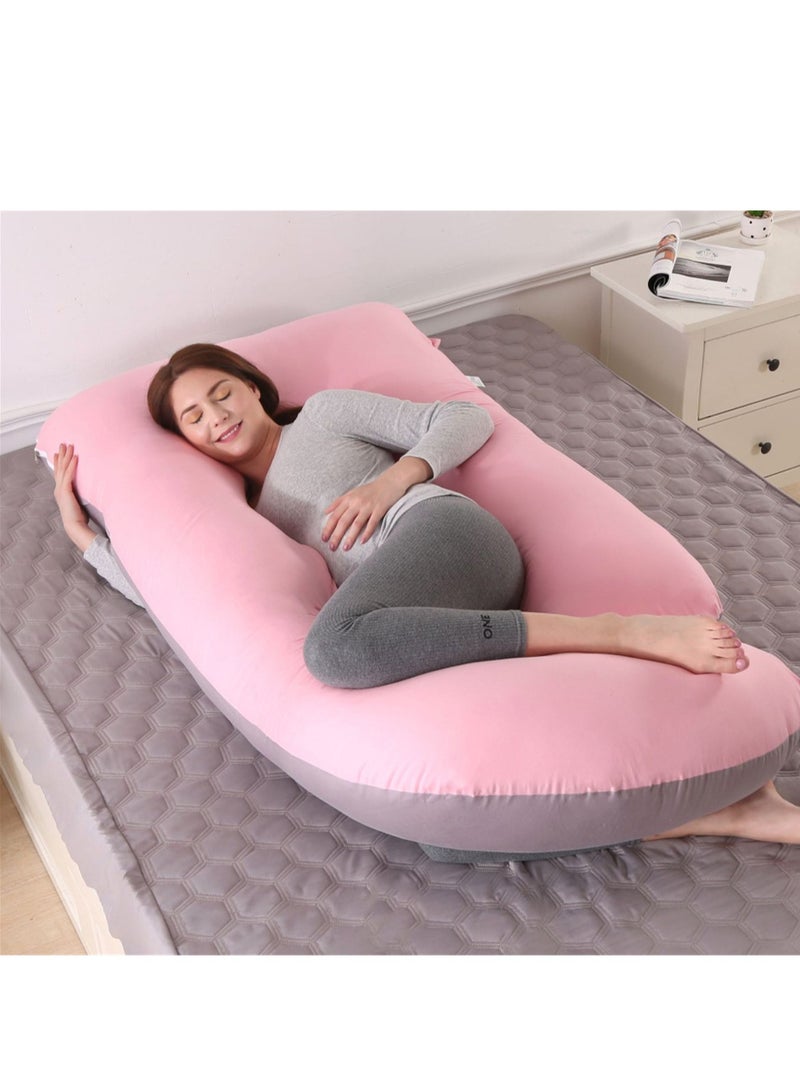 Crystal Velvet Maternity Pillow Maternity Belly Support Pillow Core Side Sleeping Pillow Waist Support Pillow - Image 2