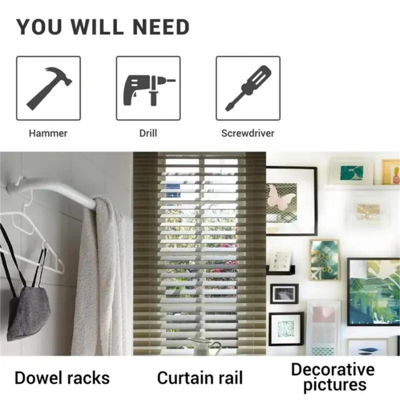 Hollow Wall Anchors Drywall Anchor Expansion Screw for Plasterboard Wall Plug with Self Tapping Screws Kit(200PCS) - Image 5