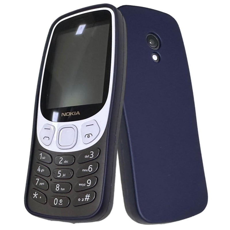 Zaoma غطاء خلفي من البولي يوريثان الثرموبلاستيك من ZAOMA متوافق مع Nokia 3210 4G 2024 Ds-Model No. : Ta-1619-(Pack Of 2) (Nk32104GPremblue) - Image 4