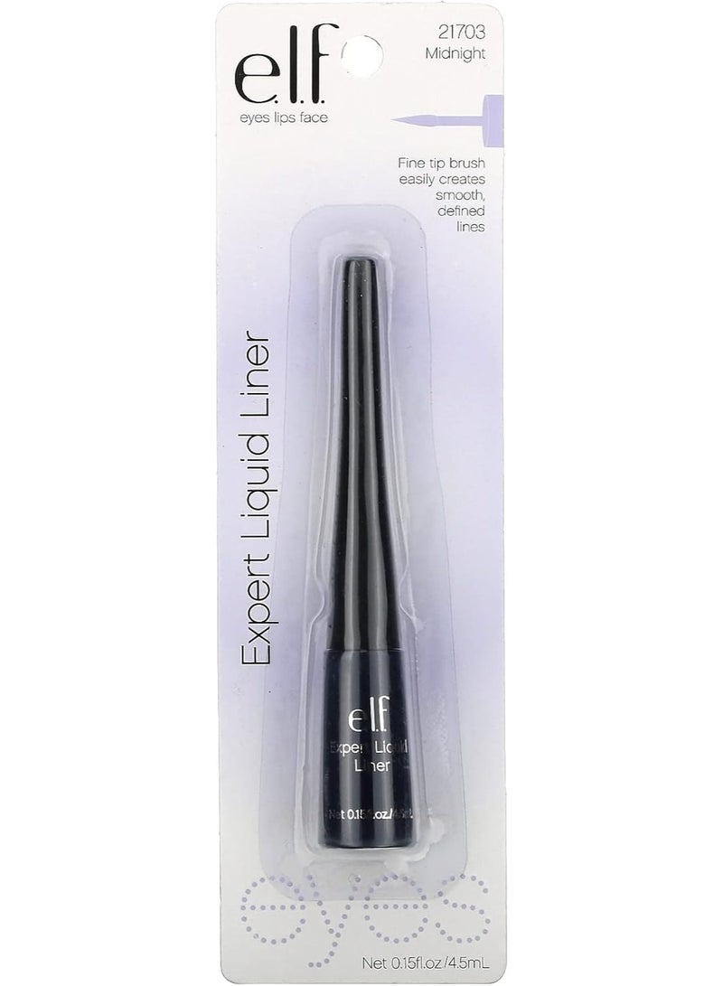 elf 21703E Essential Expert Liquid Liner - Midnight.15 Fl. Oz - Image 2