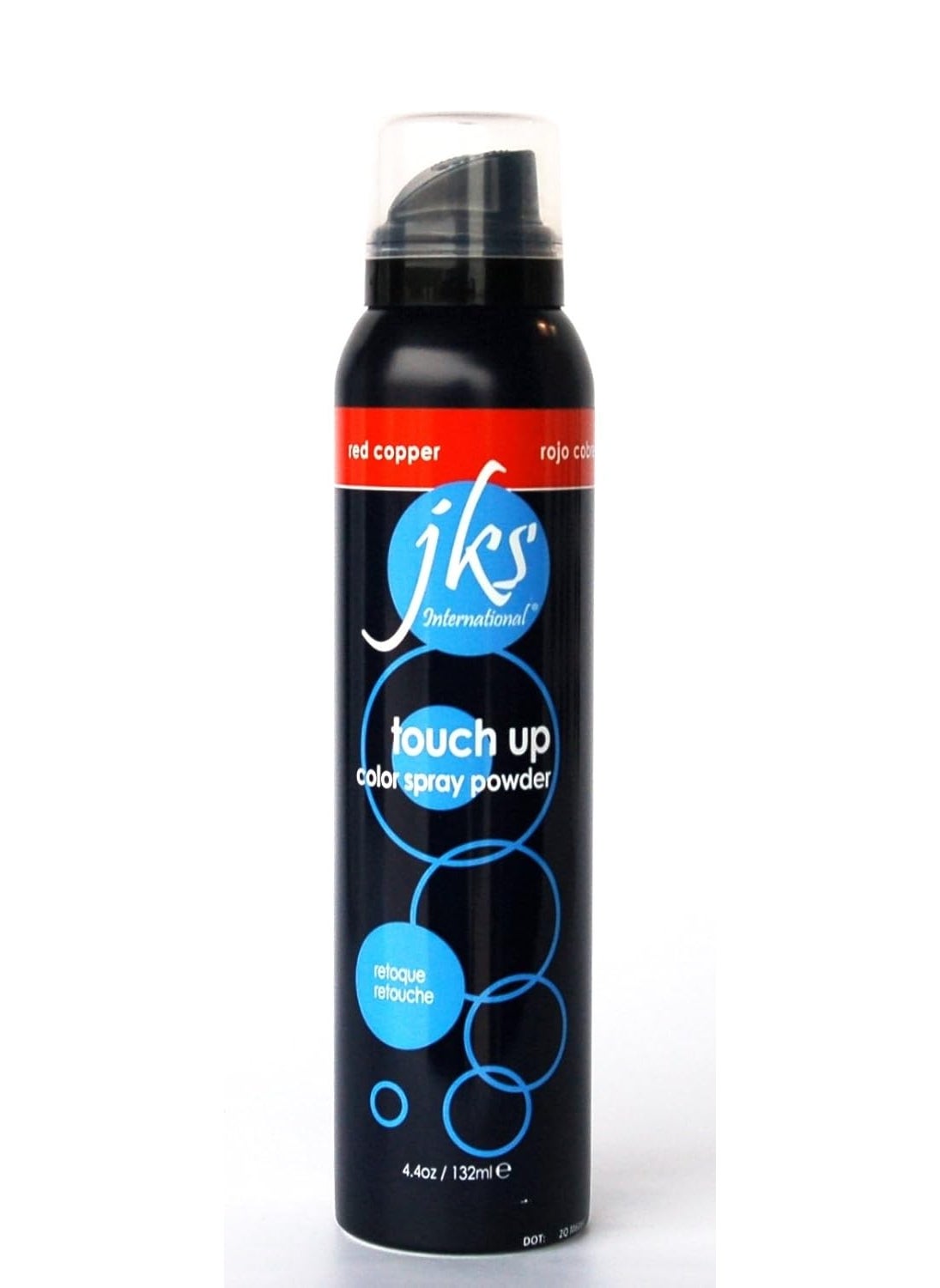 jks International Touch up spray RED COPPER temporary hair color spray powder 