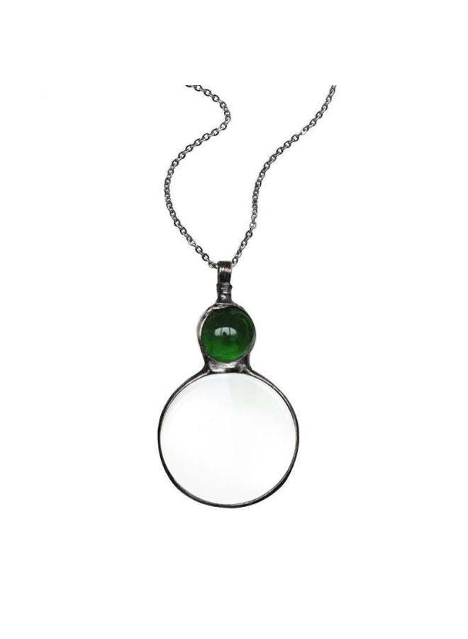 Independent Station Mother's Day Gift Magnifier Grandma Mom Pendant Necklace Magnifier Necklace