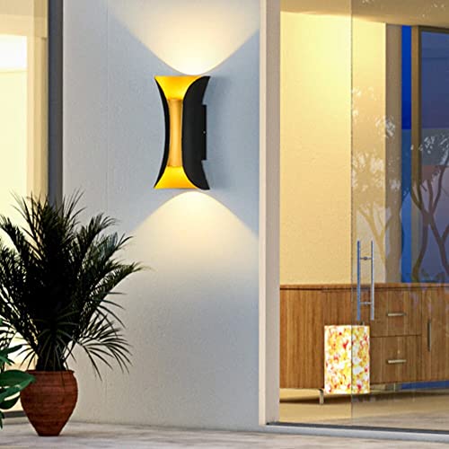 Groeien 10 Watt Waterproof Led Modern Wall Lamp Decorative Garden Lights Up And Down Outdoor Wall Light (Pack Of 2)(Aluminium) - Image 5