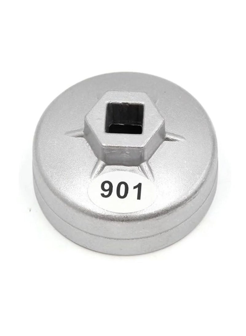 Partner 901 Oil Filter Wrench, 64mm 14 Flute Filter Removal Cup Wrench, Oil Filter Cap Removal Socket Tool - Image 1