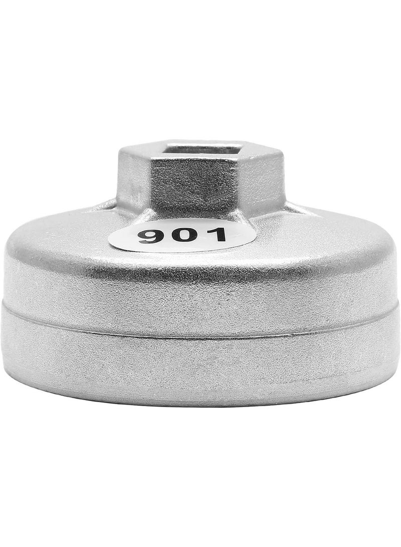 Partner 901 Oil Filter Wrench, 64mm 14 Flute Filter Removal Cup Wrench, Oil Filter Cap Removal Socket Tool - Image 4