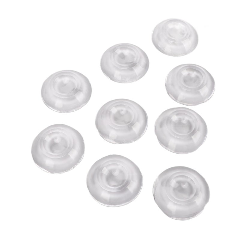 Transparent Door Bumper: 1 Pack Clear Silicone Strong Adhesive Reusable - Noise Reduction Wall Protector for Door Handles Cabinets Refrigerators Home Furniture New Homeowners - Image 4