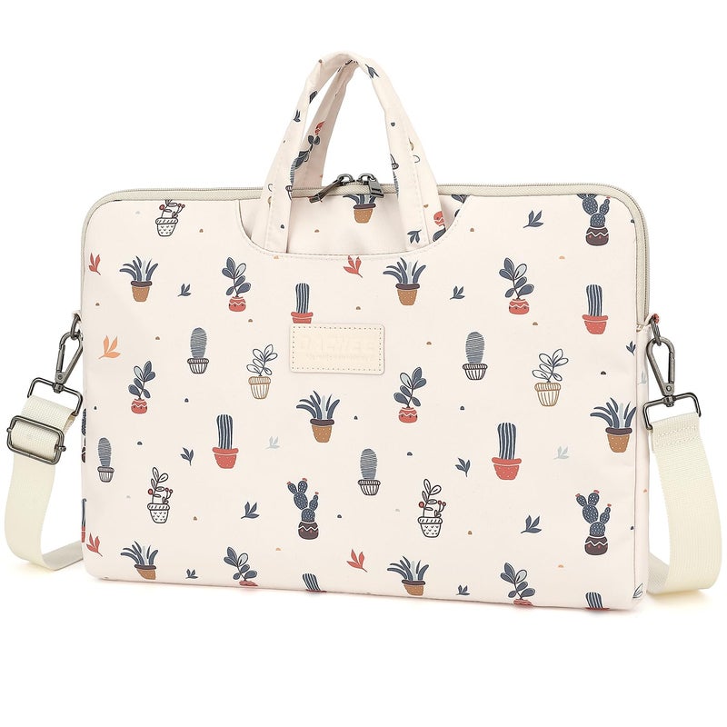 DACHEE Laptop Shoulder Bag for 15 Inch/15.6 Inch Macbook Pro (Potted plant(07), 15 inch/15.6 inch) - Image 1