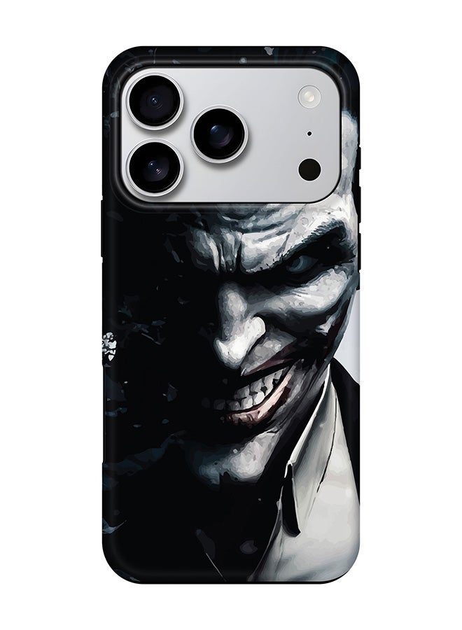 Stylizedd غطاء مغناطيسي Tough Pro لهاتف iPhone 17 Pro، طبقة مزدوجة هجين PC + TPU غلاف موبايل غير لامع - جوكر أركهام - Image 1