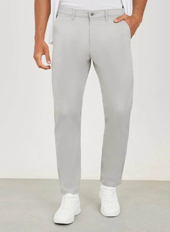 ستايلي Solid Slim Fit Cotton Stretch Chino