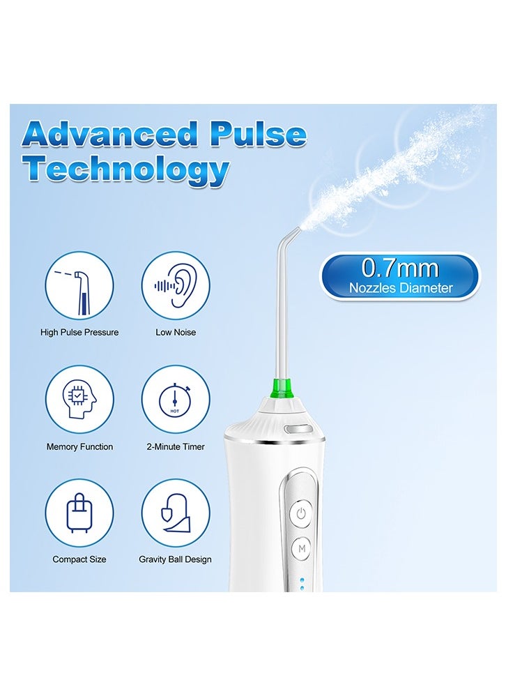 Youtrico - Youtrico 2023 upgraded whitening water floss  portable and rechargeable  gentle teeth whitening IPX7 waterproof - Image 1