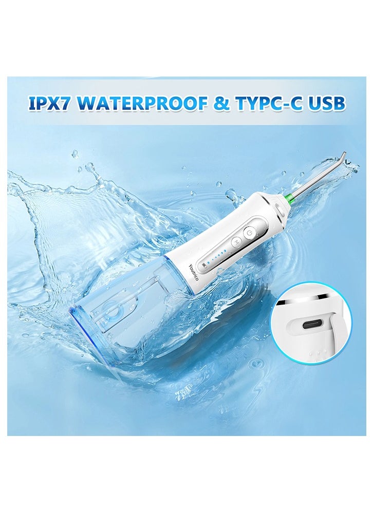 Youtrico - Youtrico 2023 upgraded whitening water floss  portable and rechargeable  gentle teeth whitening IPX7 waterproof - Image 1