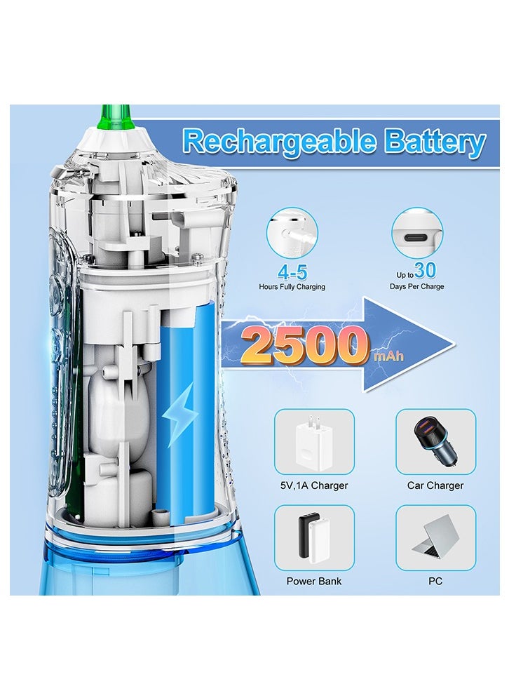 Youtrico - Youtrico 2023 upgraded whitening water floss  portable and rechargeable  gentle teeth whitening IPX7 waterproof - Image 1