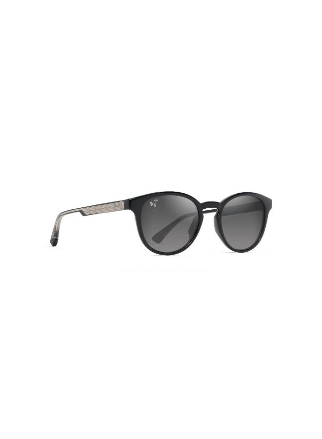 MAUI JIM Hiehie GS636 14 Unisex's Full Rim Round Polarized Sunglasses - Image 1