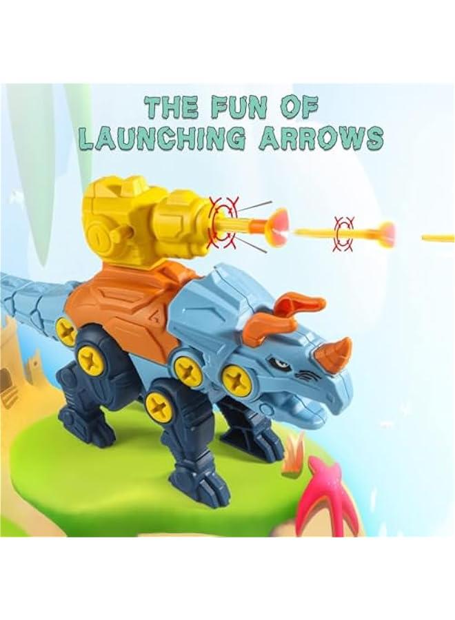 Kids Building Dinosaur Toys - Boys STEM Take Apart Construction Set Educational Dino Kit with Play Mat Party Favors  Birthday Gifts for Toddler Girls Age 3 4 5 6 7 8 + Year Old - Image 3