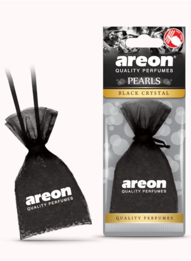 Areon - Areon pearls Black Crystal Bead Hanging Freshener - Image 1