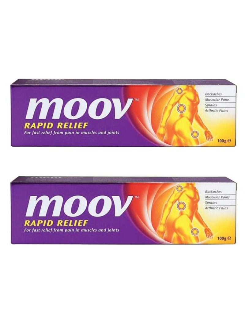 Moov 2-Piece Instant Pain Rapid Relief Ointment 100g