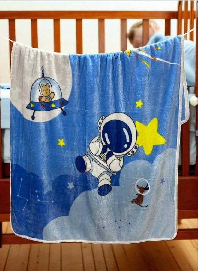 Butterthief Light Weight Cartoon Printed Blanket 100 x140 cm, 0-5 Years Soft Flannel for All Seasons Reversible Baby Blanket for Kids Toddlers New Born Boys & Girls - Image 2