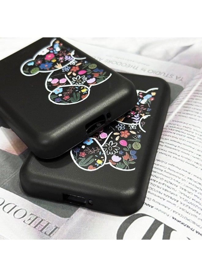Generic - Suitable For Apple MagSafe External Battery Protective Case Anti-fall Charging Treasure Protective Case Black Bear-Specifications:Black - Image 1