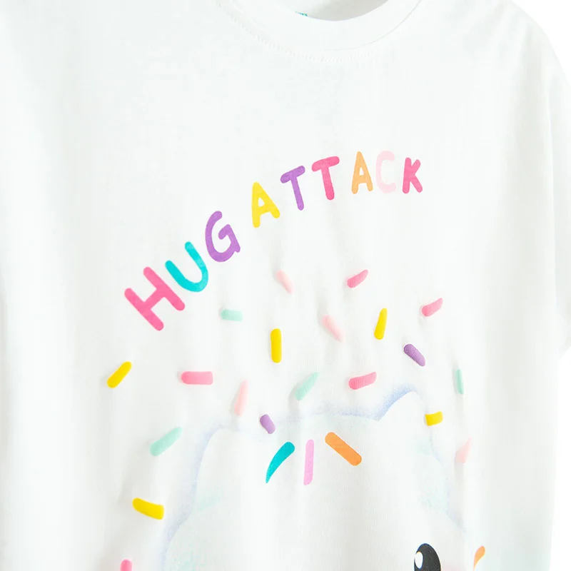 Cool Club by SMYK WHITE COTTON T-SHIRT S/S