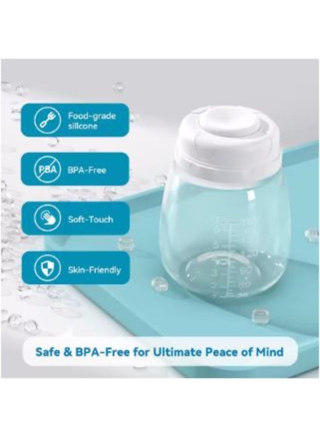 زجاجة تخزين الحليب 150 مل، 4 زجاجات - Image 4