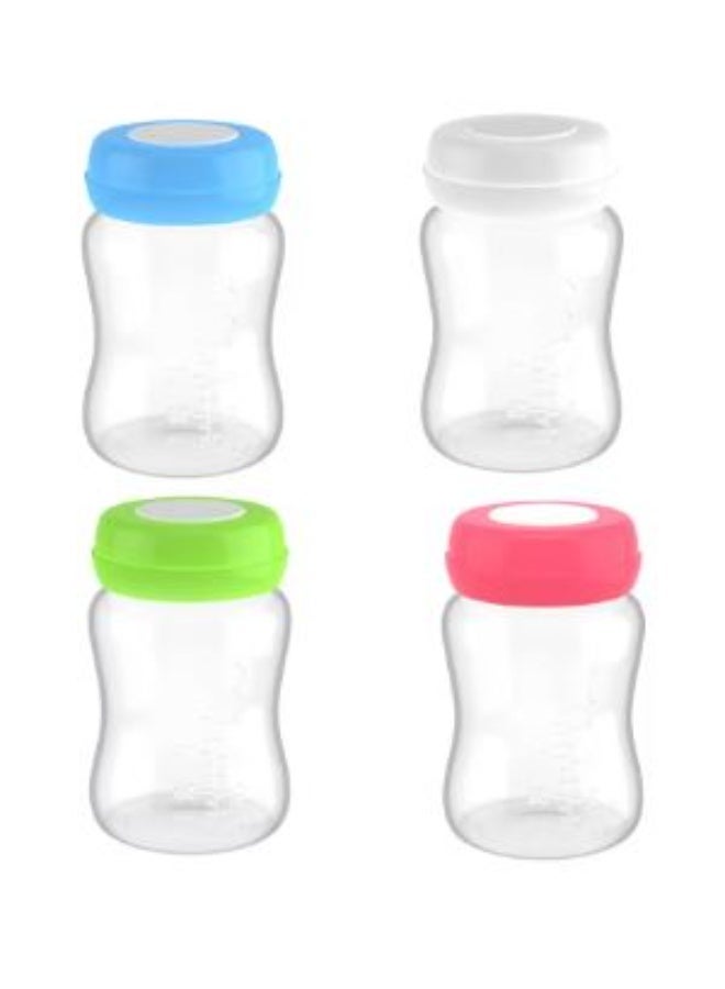 زجاجة تخزين الحليب 150 مل، 4 زجاجات - Image 1