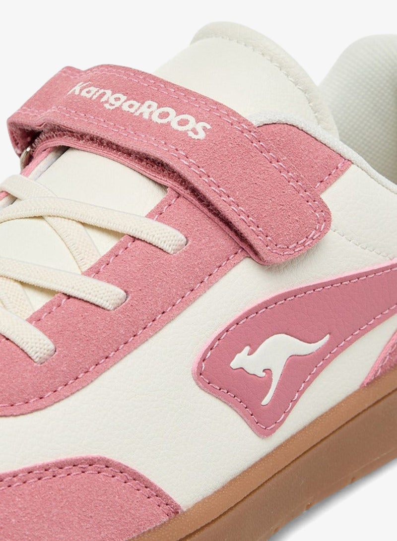 kangaROOS Women's Panelled Sneakers with Hook and Loop Closure - Image 4