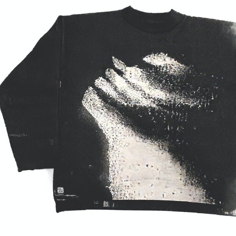 Chic Commuter Pullover Sweater, Loose Fit Round Neck Knitwear for Women - Image 5