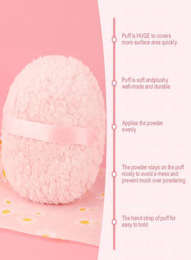 WSYUB Powder Puff, 5 Inch Body Powder Puff, Large Powder Puff for Body Powder - Image 3