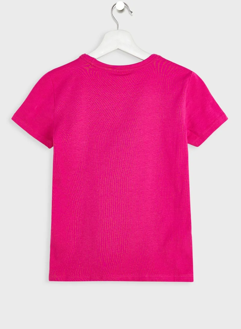 اونلي تيشيرت بطبعة قلب للأطفال